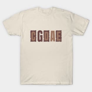 C G D A E // Rules // Guitarist T-Shirt